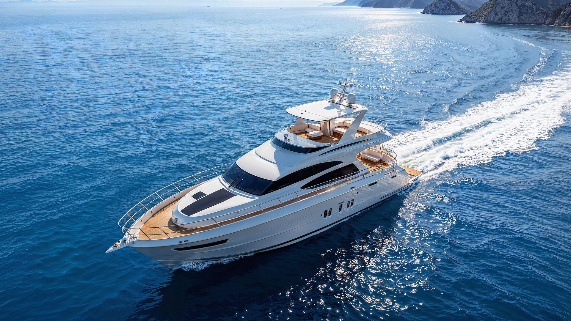 Passe d’argile du projet de yacht avant matériaux et éclairage